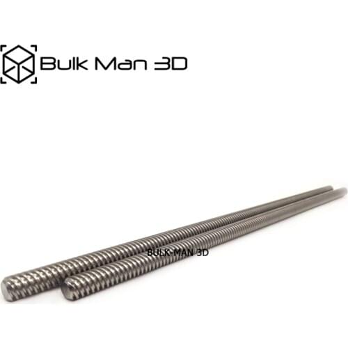 Stainless Steel 8mm T8 Acme Lead Screw 220mm, 281mm, 290mm, 531mm, 540mm T8 Trapezoidal Threaded Rod for CNC Machine 3D Printer