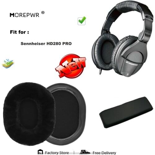 Replacement Ear Pads for Sennheiser HD280 HD-280 HD 280 PRO Headset Parts Leather Cushion Velvet Earmuff Earphone Sleeve Cover