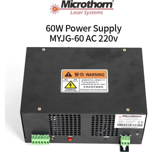001 MTJG 60W CO2 Laser Power Supply 143*208*97mm for Engraving Cutting Machine with High Quality and Factory Price