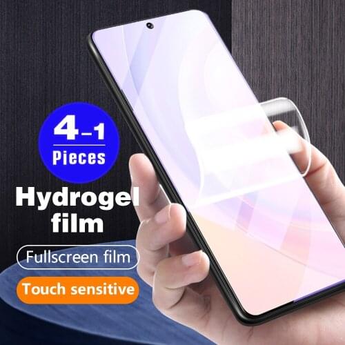 1-4Pcs soft full cover screen protector for Honor V40 50 SE view 30 pro plus 30s 30i 20 lite 20i Youth hydrogel film Not Glass
