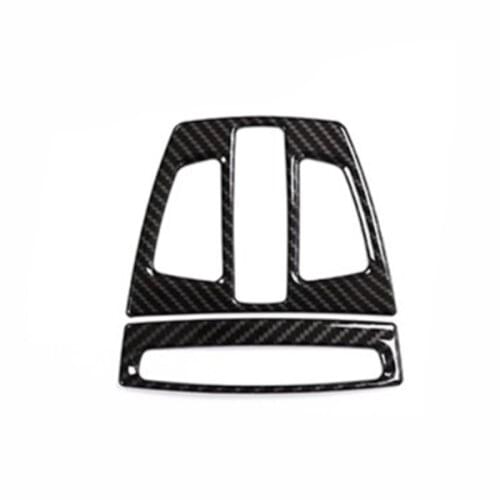 1pc Car Front Reading Light Lamp Cover Trim high quality black Carbon Fiber Style ABS Reading Light Cover For BMW X1 2016-2018