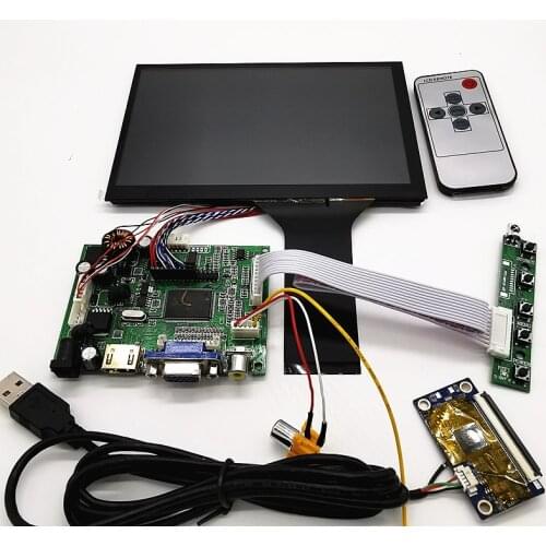 7 inch 1280*800 Capacitive Touch Screen IPS LCD Module Monitor Display Backing Car HDMI VGA 2AV Audio Raspberry Pi 3 Remote