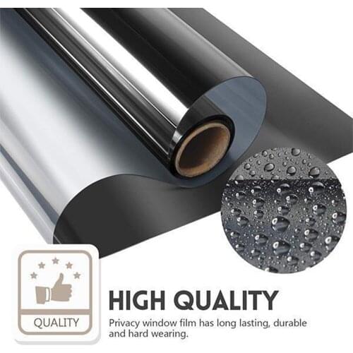 Anti-Glare Anti-Voyeur Window Insulating Film for Home Office Sunproof Ultra-thin 10/20/30/40/50mm H88F