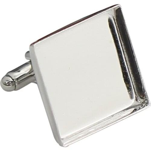 Beadsnice 20mm Square Brass Cufflinks Men Blank Cufflink Base Diy Jewelry Personalized Metal Cufflink Wedding Gift 30045