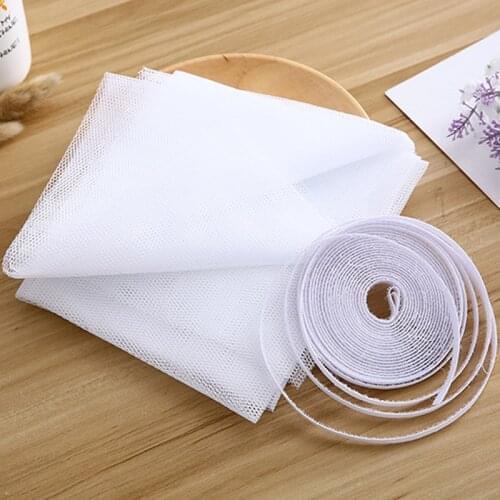 150x300cm Black Flying Curtain Insect Netting Mesh Self-adhesive Mosquito Net Window Window Screen Anti-mosquito Door Fly Nets