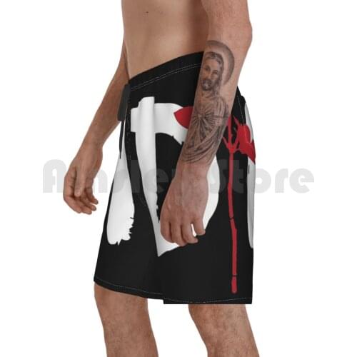 Dm Rose Mode Beach Shorts Men Beach Pants Swim Trunks 80s Music Dm Eighties Electronic New Order Violator Band Goth