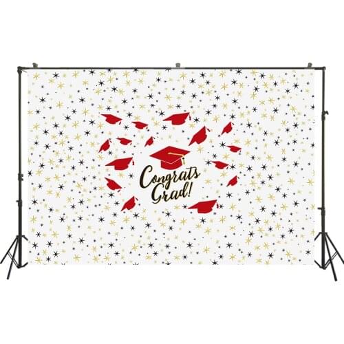 HUAYI Photography Backdrop School Celebration Party Decor Photo Background Graduation season Studio Photo Booth Backdrop W-2261