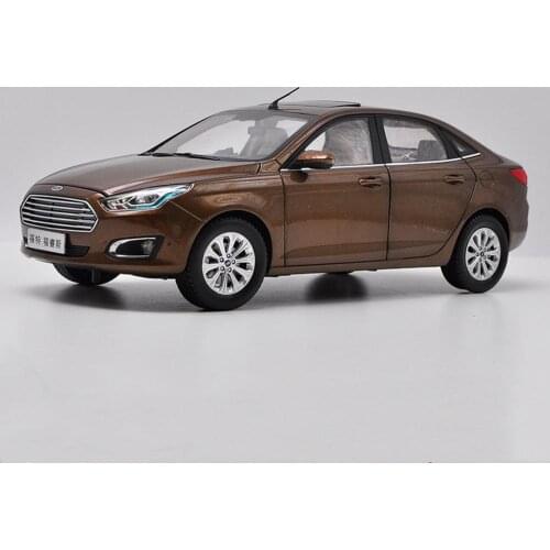1/18 Scale Ford ESCORT 2017 Brown Diecast Car Model Collection Toy Gift