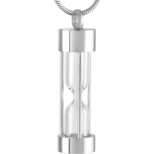 Fashionable Collection Necklace Time Hourglass Urns for Ashes Keepsake Necklace Cremation Urn Pendant Wholesale Retail