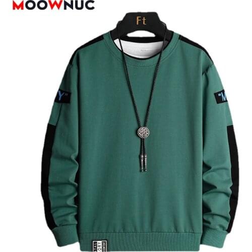 Male Sweatshirts Hoodies For Men Pullover Hombre Sportswear Casual Fashion Tracksuit Spring Autumn Printed Hip Hop MOOWNUC