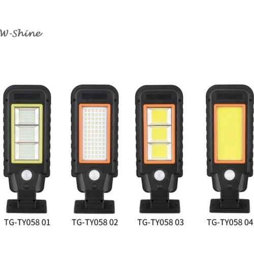 PIR Motion Sensor Wall Lamp Solar Light 3 Modes LED Solar Lamp Outdoor Waterproof Street Light Garden Decoration Lampy Solarne