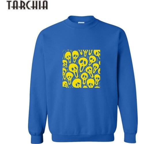 TARCHIA 2021 New Winter Autumn Designer Hoodies Men Fashion Brand Skull Print Pullover Sportswear Sweatshirt MenS Tracksuits