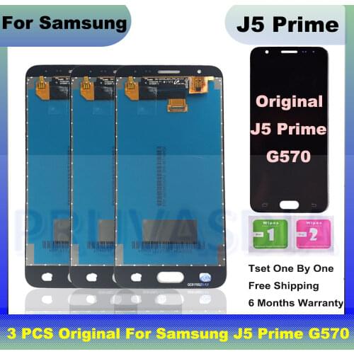 3 Piece/lot Original Display For SAMSUNG GALAXY J5 Prime LCD Touch Screen Digitizer Assembly For Samsung J5P J5 Prime LCD Screen