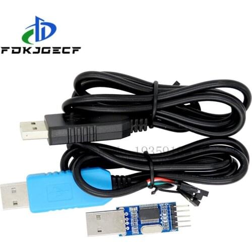 PL2303 PL2303HX / PL2303TA USB To RS232 TTL Converter Adapter Module with Dust-proof Cover PL2303HX for arduino download cable