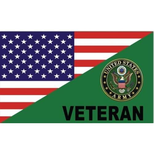 Custom half USA AMERICAN flag 90X150 cm with half united state army flag 100D Polyester flag