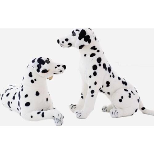30cm 40cm 50cm 60cm 75cm 90cm Dalmatian Lifelike Giant Realistic Stuffed Cotton Soft Dog Doll Plush Toy Kid Gift