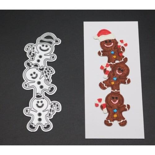Christmas Lovely Snowman Metal Cutting Die Scrapbook Embossing Album Card Cover Material Diy Gift 2021 New Book Paper Cards