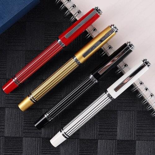 High Quality Metal Fountain Pen Positive Posture Office Metal Signature Business Pen Mens School Pen Ink Pen Fountain B2E2