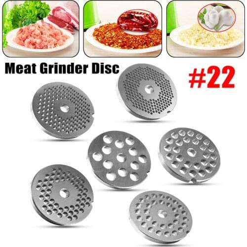 22 Type 3/4.5/6/8/10/12mm Stainless Steel Grinder Disc Meat Grinder Plate Disc Machinery Parts