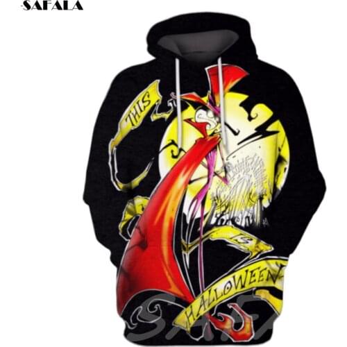 This Is Halloween Night Skull 3D Printed Hoodie Man Female Zipper Pullover Sweatshirt Hooded Jersey Streetwear Tracksuits