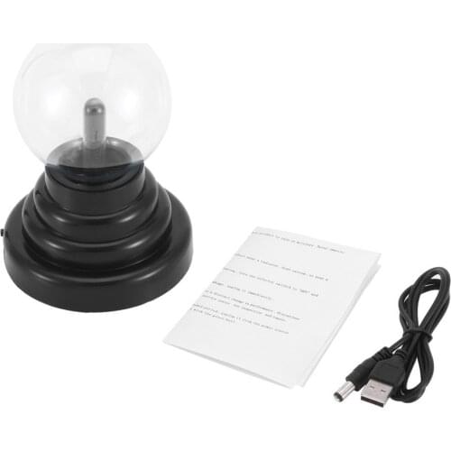 USB Magic Globe Desktop Night Light Plasma Ball Sphere Lighting Lamp Home Party Ball Night Light Lamp Decor