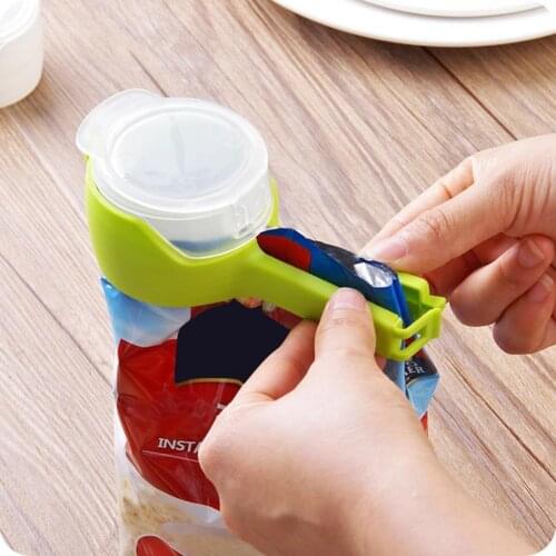 Sealing Clamp DIY Convenient Multifunction Effective Food Storage Clip Snack Sealing Clamp with Lid for Kitchen Accessories