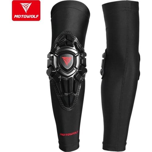 MOTOWOLF Motorcycle Summer protective sleeve Outdoor ice silk anti-fall sunscreen elbow support sleeve Riding protective gear
