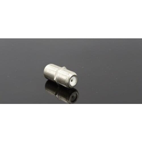 2pcs F Female F81 Female To Female TV Cable Connector Metric Inch Thread Straight Through Security Adapter Monitoring Plug