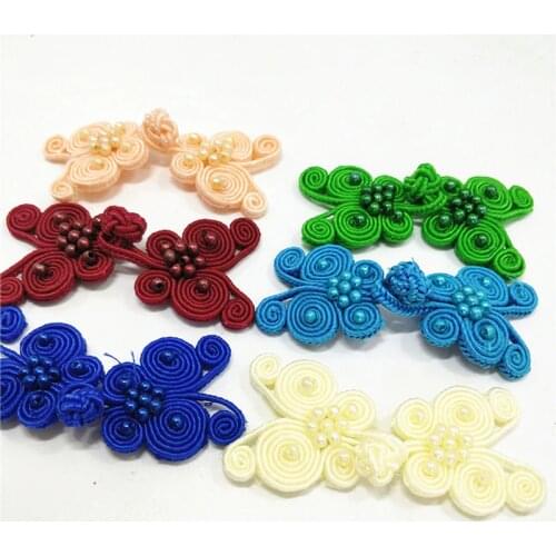 5Pairs/Pack Chinese Frog Closure Buttons Knot Fastener Butterfly Type Cloth buckle Sewing Handmade Craft Cheongsam Accessories