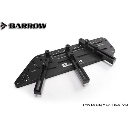 Barrow ABQYG-16A V2, Multi-angle Acrylic / PMMA / PETG Rigid hard tube bend shape computer water cooling