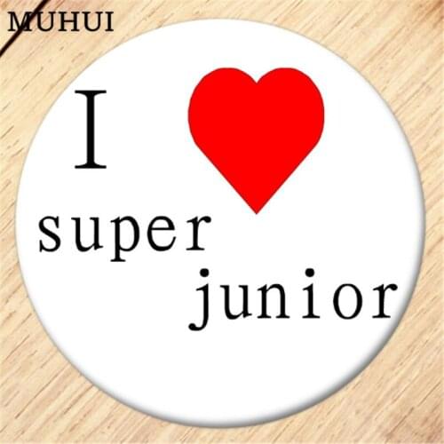 Free Shipping Kpop Super Junior Brooch Pin Play Album Super Show 7 Badges For Clothes Backpack Decoration Jewelry B060