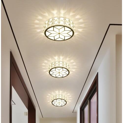 Crystal lamp LED Bulbs corridor Ceiling door home lamp LED ceiling lamp hole downlight aisle porch LU62244 ZL400