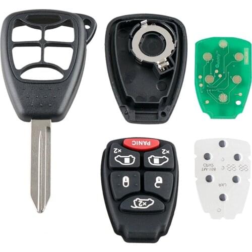 J34 6-key Remote key M3N5WY72XX 315 frequency For Dodge 2004 2005 2006 2007Chrysler Town & Country Keyless Entry Key Remote