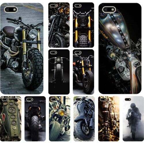 177H Classic Motorcycle Soft Silicone Tpu Cover Case for huawei Honor 7a pro 7x play case