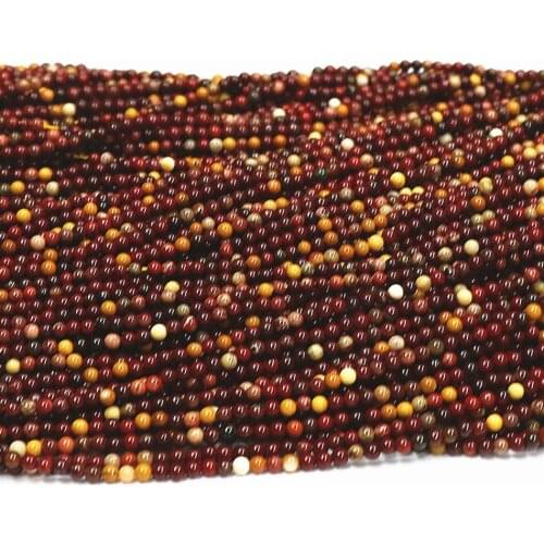 15 style natural mixed-stone round loose beads chalcedony 2mm spacer accessories women fashion diy jewelry finding 15inch B387