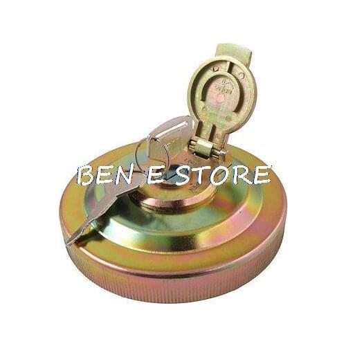 Diesel Fuel Tank Lock Cover w Keys for Kobelco Excavator SK