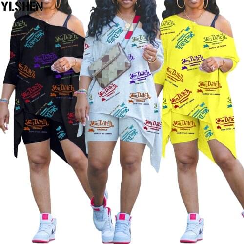 Summer African Clothes for Women Two 2 Piece Set Outfits Dashiki Vetement Femme 2021 Fashion Shorts Sets Dresses Suits Plus Size