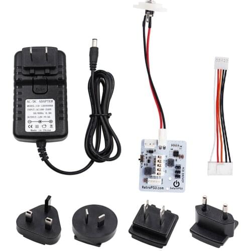 Top Deals Suitable for Sega Saturn Game Console SaturnPSU Power Supply Replacement Kit SaturnPSU US Plug EU Plug UK Plug AU Plug