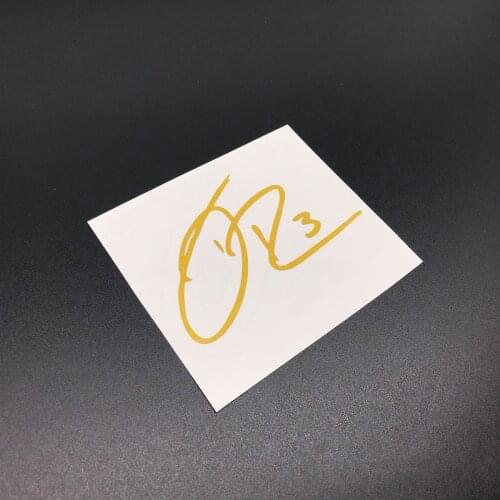 Motor Bike Decals GP Helmet Stickers Auto Window Tail Body Graphics for F1 Driver Signature Daniel