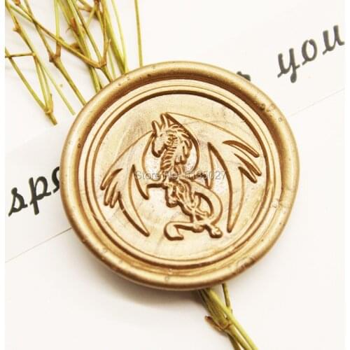 Custom Design Bone Dragon Wax Seal Stamp Invitation Wax Seal Stamp Wedding Stamp Gift Wrapping Wax Seals