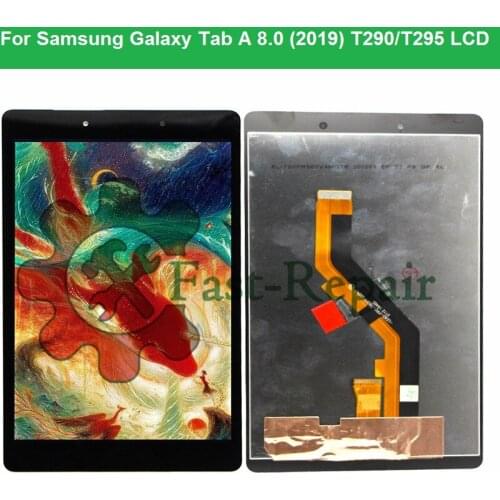 Original 8.0 inch For Samsung Tab A 8.0 2019 SM-T290 SM-T295 T290 T295 LCD Display Touch Screen Digitizer Glass Panel Assembly