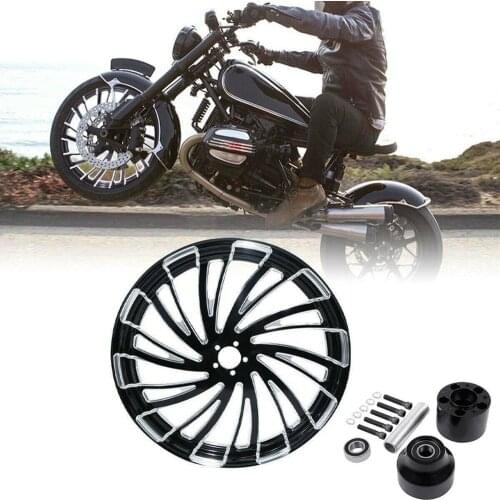 Motorcycle 30'' Front Wheel Rim Hub Single Disc For Harley Touring Road King Street glide Electra Glide Non ABS 2008-2020 new