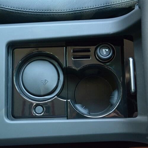ABS Car Styling Cup Holder Decorative Frame for Land Rover Discovery Sport 2015-2019 Car Interior Accessories 2 Styles