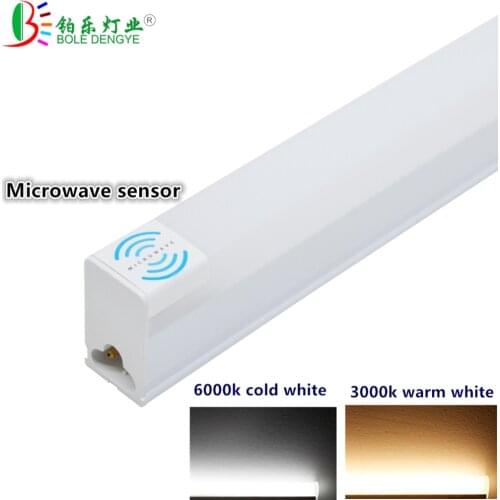 LED Tube T5 Light 30CM 60CM 220V~240V Smart Sensor LED Fluorescent Tube LED T5 Led Lamp 5W 7W Light Lampara Ampoule PVC Plastic