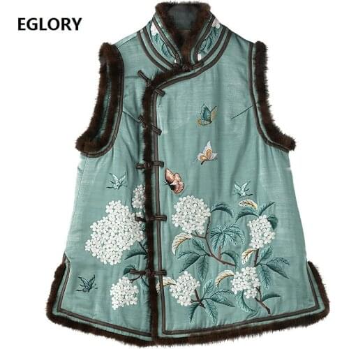 Top Quality New White Duck Down Jackets 2020 Autumn Winter Vest Coat Women Luxurious Embroidery Casual Vintage Jackets 2xl 3xl