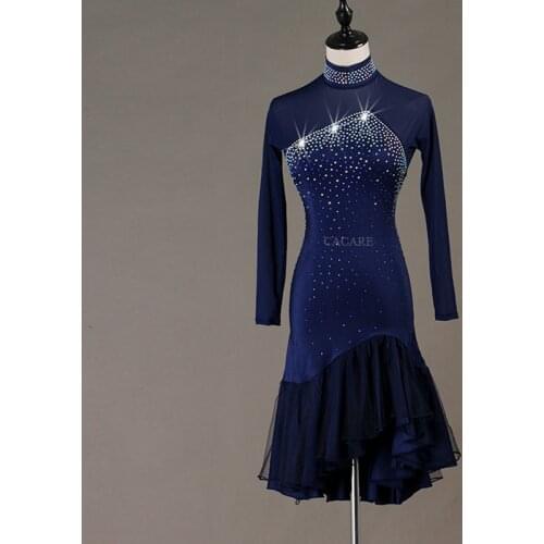 Latin Dance Dress Women Latin Dance Competition Dresses Fringed Dress Salsa Costumes Ballroom Tango 3 Choices