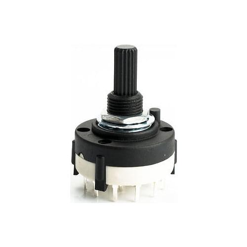 1PCS,4 Pole 2 Position PANEL Custom Wiring ROTARY SWITCH 4P2T