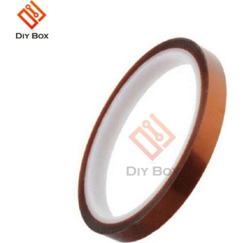 10MM 1CM 10MMx30M BGA High Temperature Heat Resistant Polyimide Self-adhesive Gummed Adhesive Tape 100 foot VGA golf Tape