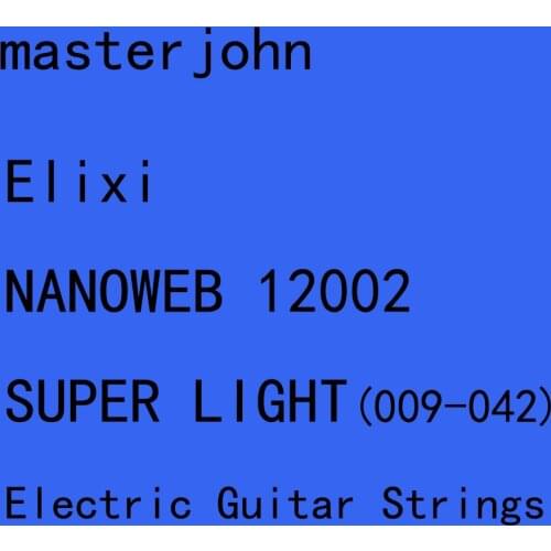 12 Sets of Elix NANOWEB/POLYWEB Electric Guitar Strings Anti-Rust Plain Steel Strings Super Light Medium