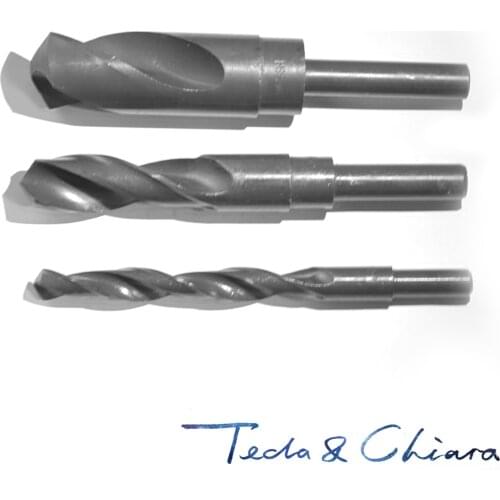 23.5mm 24mm 24.5mm 25mm HSS Reduced Straight Crank Twist Drill Bit Shank Dia 12.7mm 1/2 inch 23.5 24 24.5 25